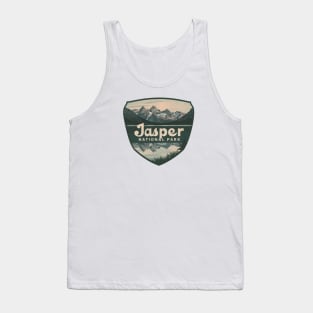 Jasper National Park Retro Shield Tank Top